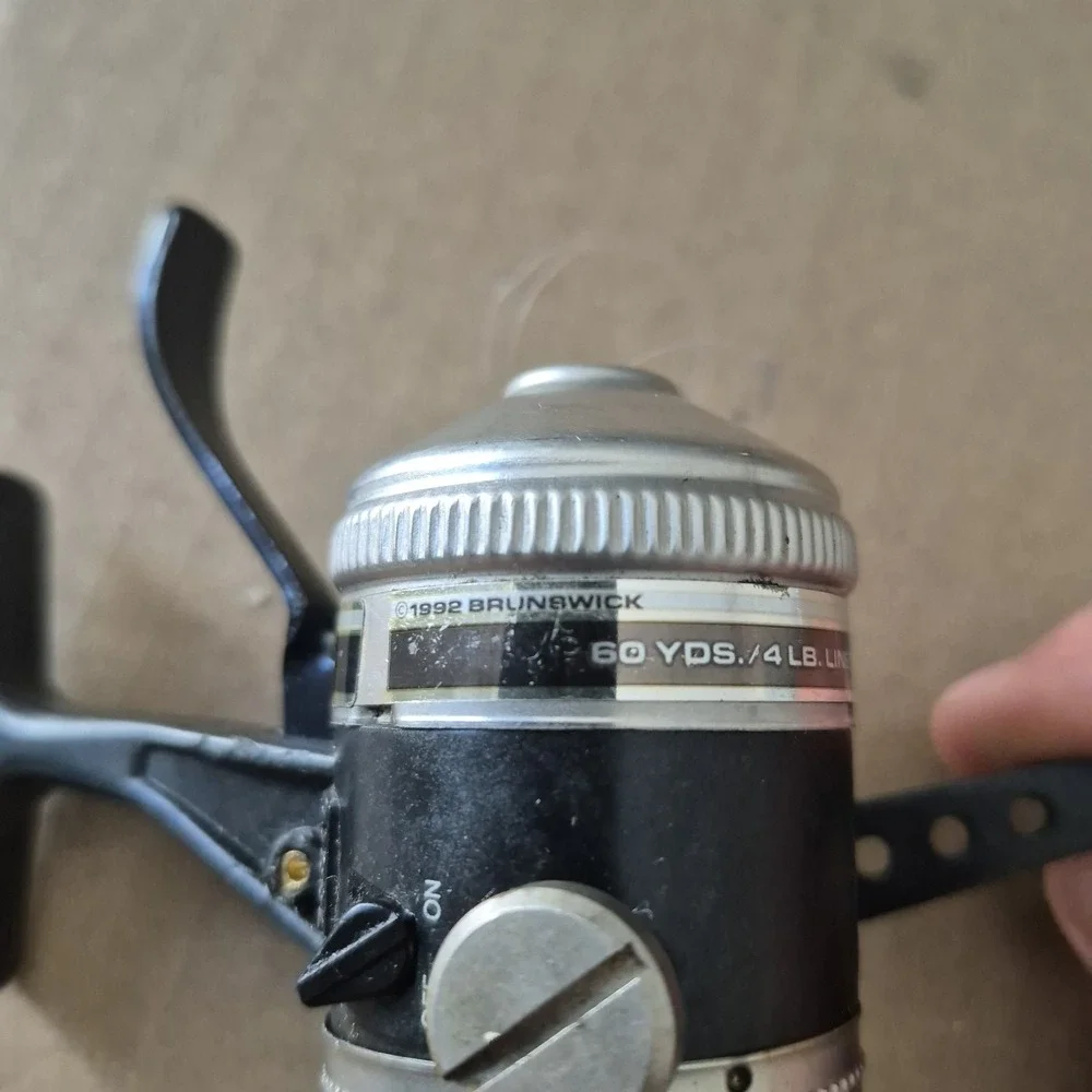 Vintage Zebco Brunswick 1992 Trigger Spin UL2 Underspin Casting Reel